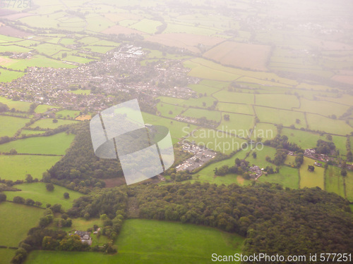 Image of Aerial view of countryside near Bristol