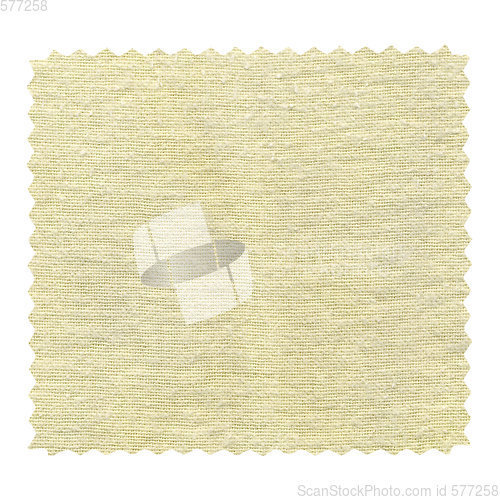 Image of Yellow Zigzag fabric sample