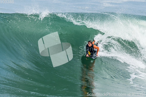 Image of Bodyboarder in action