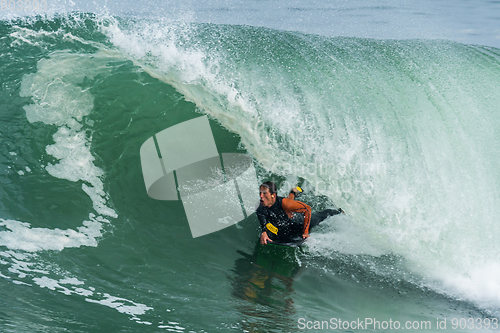 Image of Bodyboarder in action