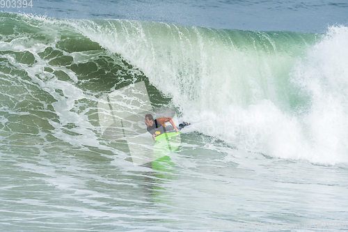 Image of Bodyboarder in action