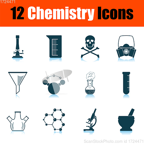 Image of Chemistry Icon Set