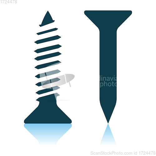 Image of Icon Of Screw And Nail