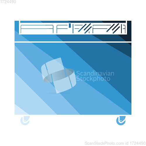 Image of Supermarket mobile freezer icon