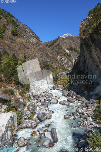 Image of Rocky River or stream in the Himalayas