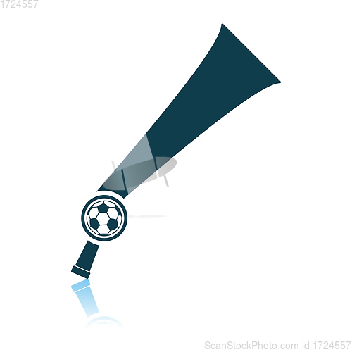 Image of Football Fans Wind Horn Toy Icon