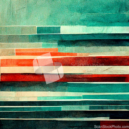 Image of Artistic abstract artwork, textures lines stripe pattern design.