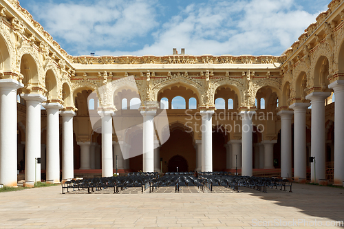 Image of Tirumalai Nayal Palace. Madurai, Tamil Nadu, India