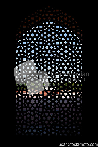 Image of Marble carved screen window at Humayun's Tomb, Delhi