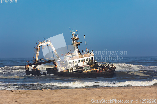 Image of Shipwreck Zeila - Hentiesbaai Skeleton Coast, Namibia Africa