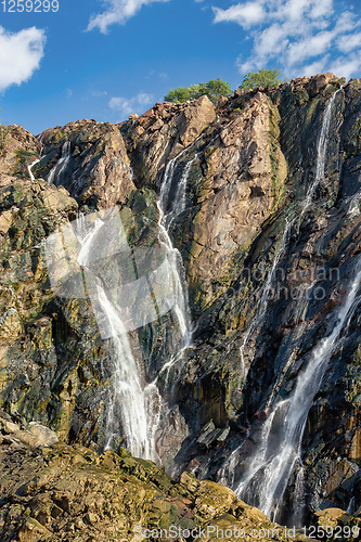 Image of Ruacana Falls in Northern Namibia, Africa wilderness