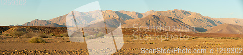 Image of Brandberg Mountain in Namibia, Africa wilderness