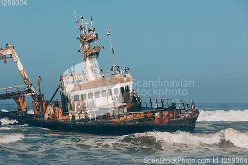 Image of Shipwreck Zeila - Hentiesbaai Skeleton Coast, Namibia Africa