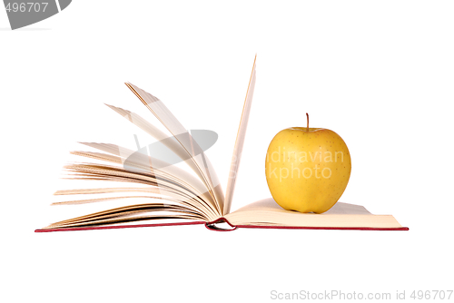 Image of Book and Apple