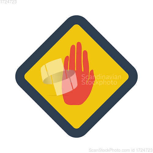 Image of Icon Of Warning Hand