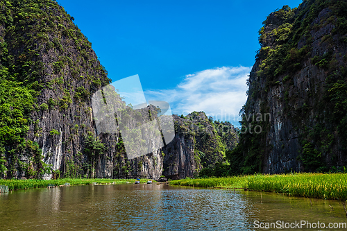 Image of Tam Coc tourist destination in Vietnam