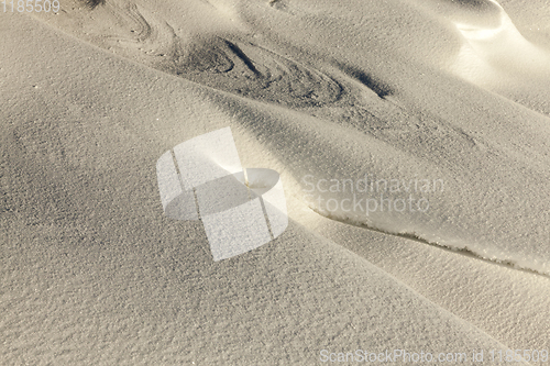 Image of Snow drifts in winter