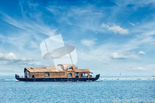 Image of Houseboat in Kerala, India