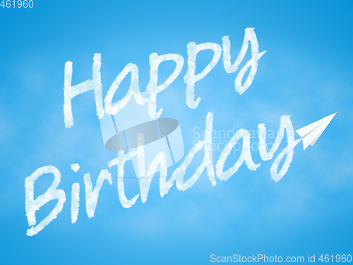 Image of Happy Birthday Represents Joy Greeting And Celebration