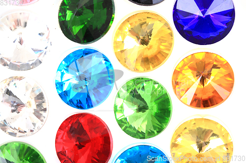 Image of color diamonds texture