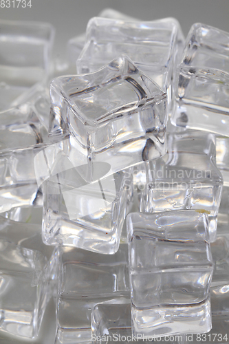 Image of ice cubes texture