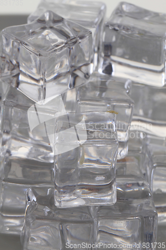 Image of ice cubes texture