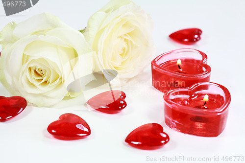 Image of Hearts and roses