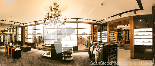 Image of A luxury store with men clothing.