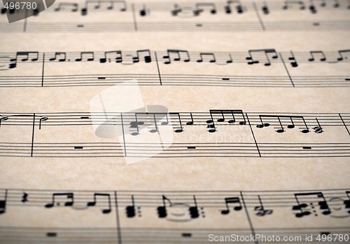 Image of music notes