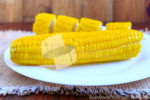 Image of dish with boiled corns