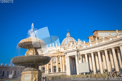 Image of Cupola of Saint Peter Cathedral in Vatican