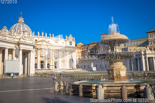 Image of Cupola of Saint Peter Cathedral in Vatican