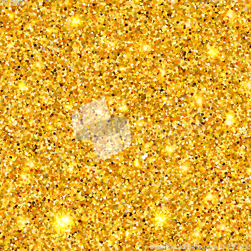 Image of Golden sparkles texture. EPS 10