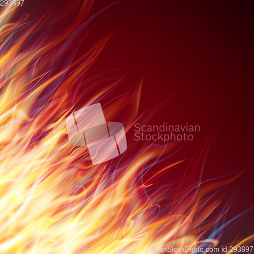 Image of Fire flames background. EPS 10