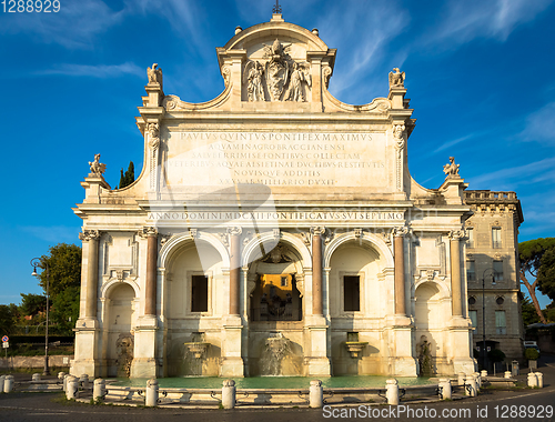 Image of Rome - Fontana dell\'acqua Paola (fountain of water Paola)