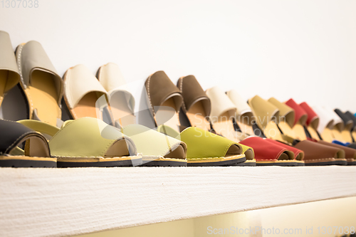 Image of Shopping for Avarca (Menorca sandals)