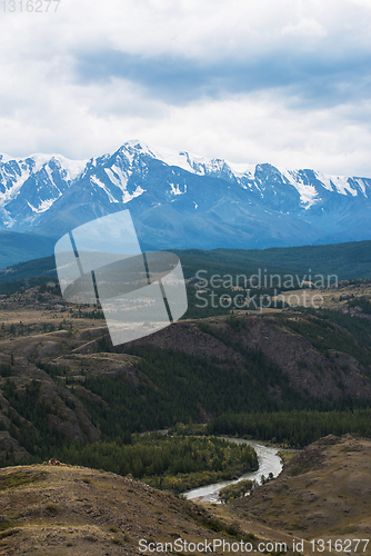 Image of Kurai steppe and North-Chui ridge