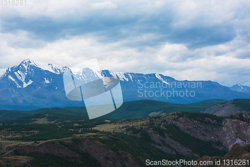 Image of Kurai steppe and North-Chui ridge