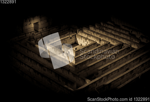 Image of Dark Labyrinth Metaphor