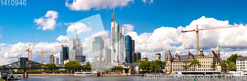 Image of Ginancial district in Frankfurt