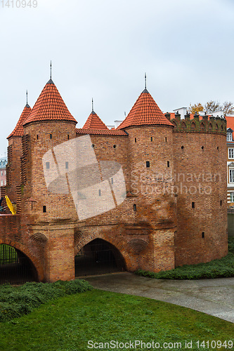 Image of Barbican fortress in Warsaw