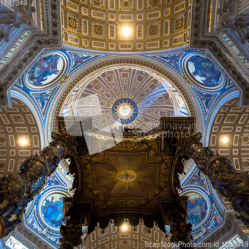 Image of Saint Peter in Rome: Cupola Decoration