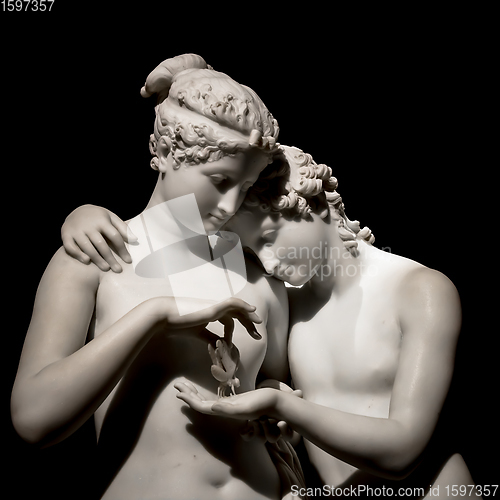Image of Cupid and Psyche (Amore e Psiche) - symbol of eternal love, by s