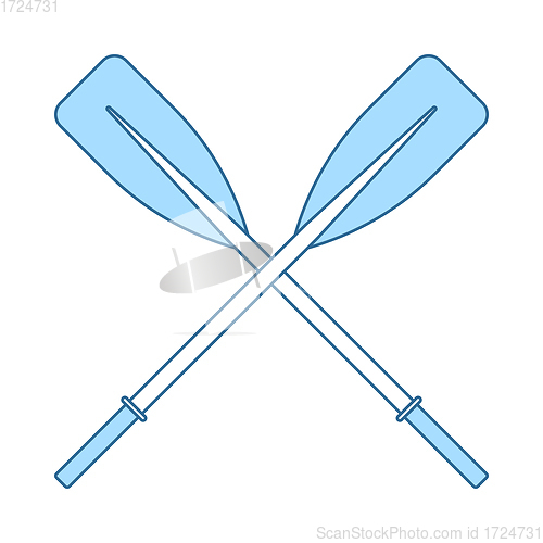 Image of Icon Of Boat Oars