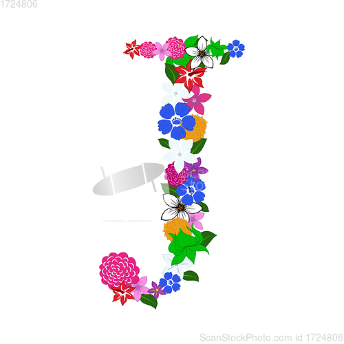 Image of Floral Alphabet Letter