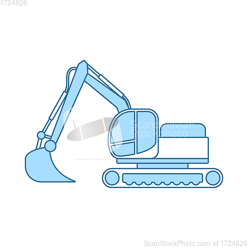 Image of Icon Of Construction Bulldozer