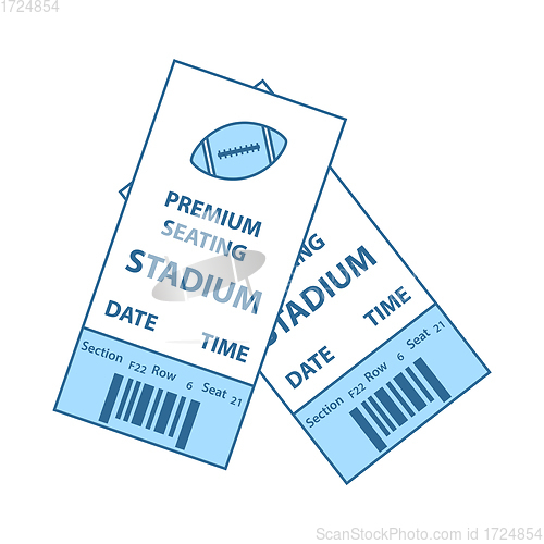 Image of American Football Tickets Icon