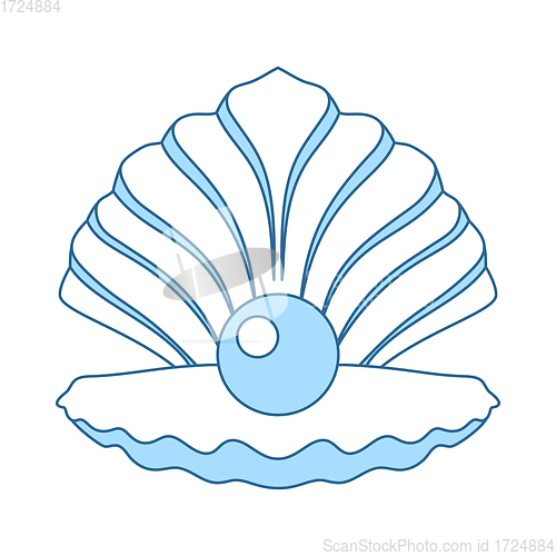 Image of Open Seashell Icon