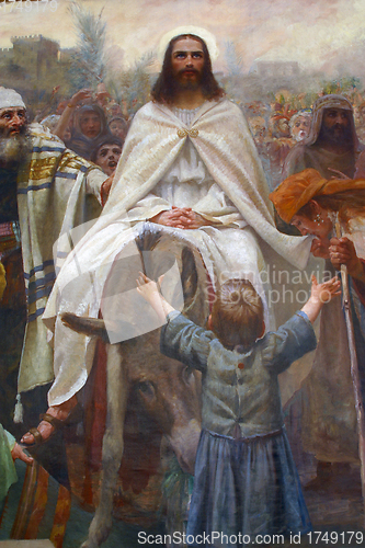 Image of Triumphal Entry of Jesus into Jerusalem