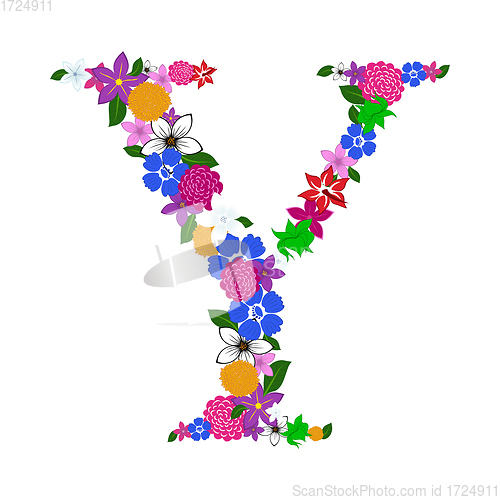 Image of Floral Alphabet Letter